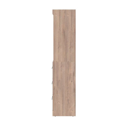 Bestar - Pur 61W Closet Organizer in Rustic Brown - 26870-000009 veiw 4