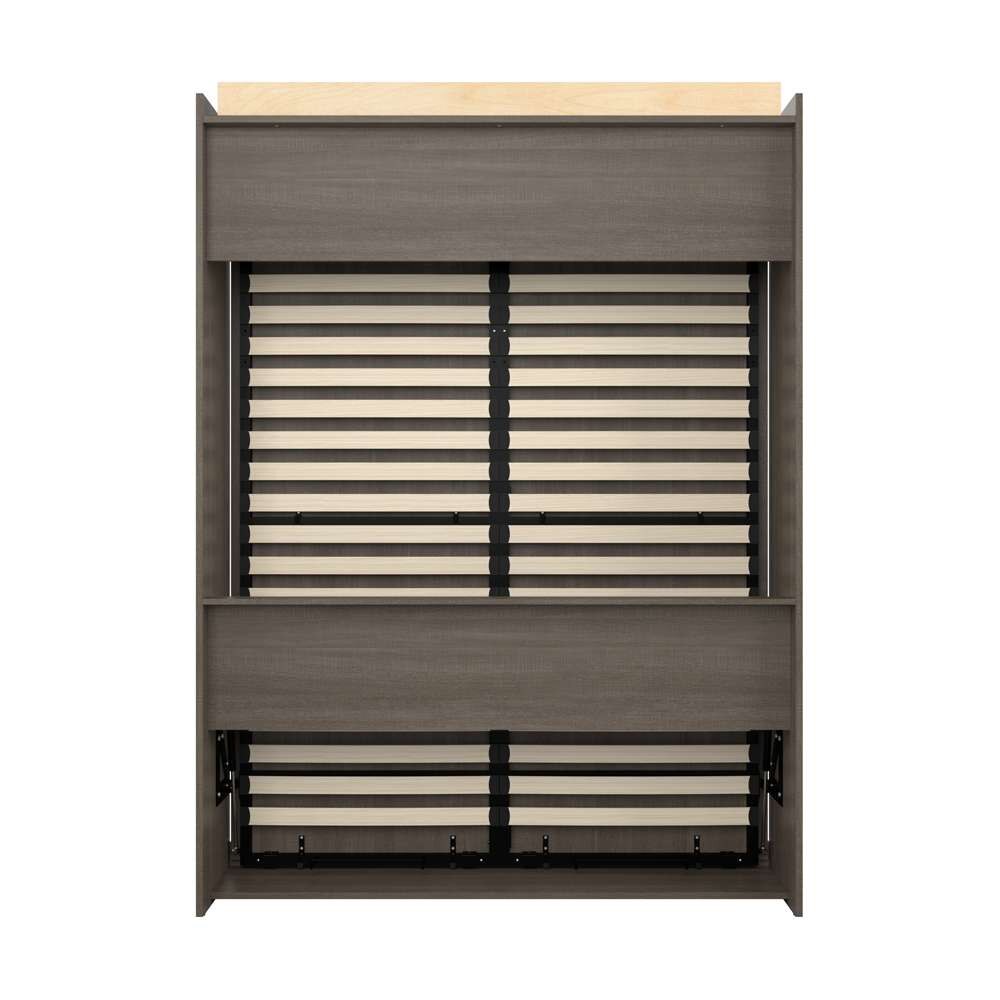 Bestar - Pur 65W Queen Murphy Bed in Bark Grey - 26184-47 veiw 4