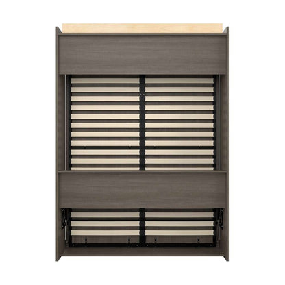 Bestar - Pur 65W Queen Murphy Bed in Bark Grey - 26184-47 veiw 4