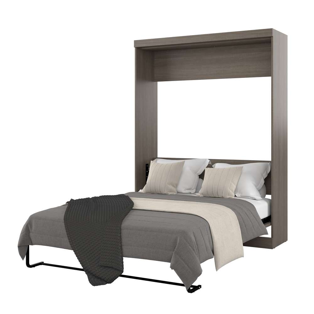 Bestar - Pur 65W Queen Murphy Bed in Bark Grey - 26184-47 veiw 7