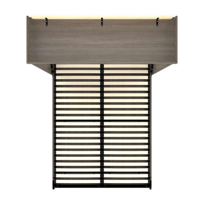 Bestar - Pur 65W Queen Murphy Bed in Bark Grey - 26184-47 veiw 11