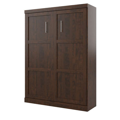 Bestar - Pur 65W Queen Murphy Bed in Chocolate - 26184-69 veiw 1