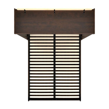 Bestar - Pur 65W Queen Murphy Bed in Chocolate - 26184-69 veiw 11