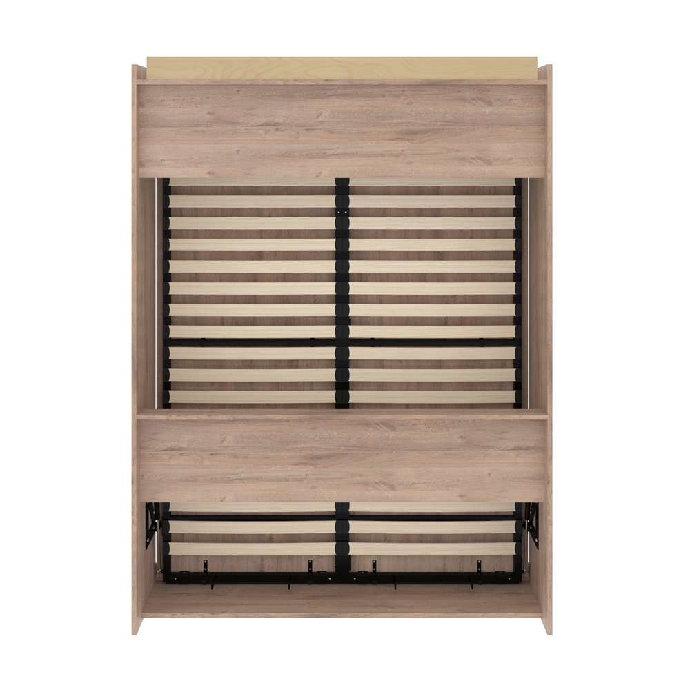 Bestar - Pur 65W Queen Murphy Bed in Rustic Brown - 26184-000009 veiw 4