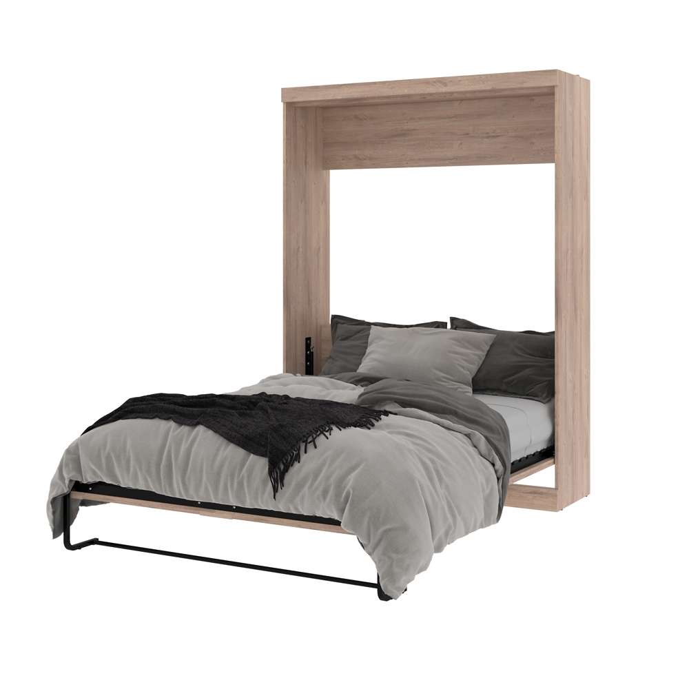 Bestar - Pur 65W Queen Murphy Bed in Rustic Brown - 26184-000009 veiw 7