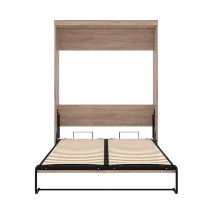 Bestar - Pur 65W Queen Murphy Bed in Rustic Brown - 26184-000009 veiw 8