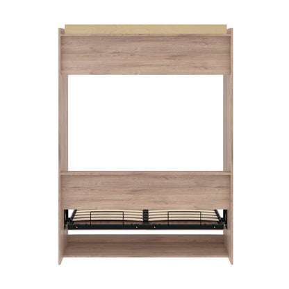 Bestar - Pur 65W Queen Murphy Bed in Rustic Brown - 26184-000009 veiw 10