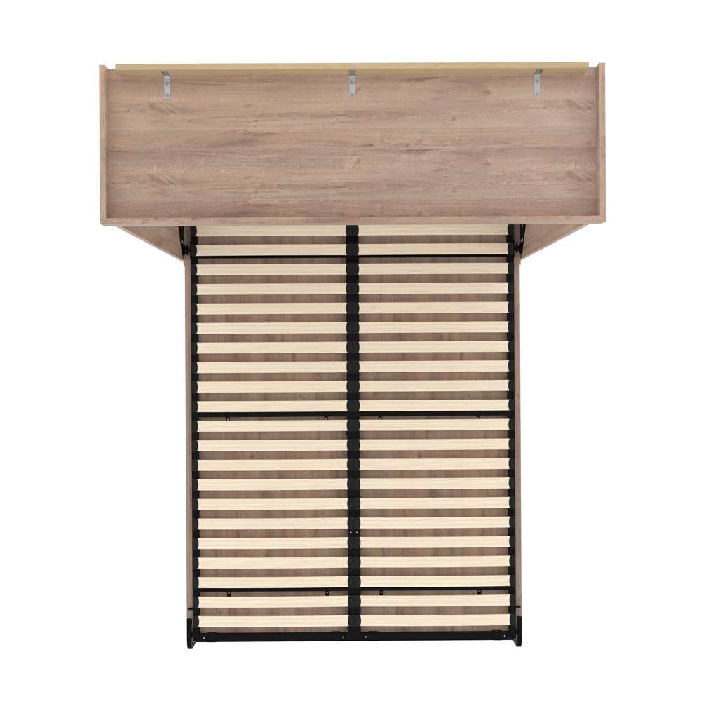 Bestar - Pur 65W Queen Murphy Bed in Rustic Brown - 26184-000009 veiw 11