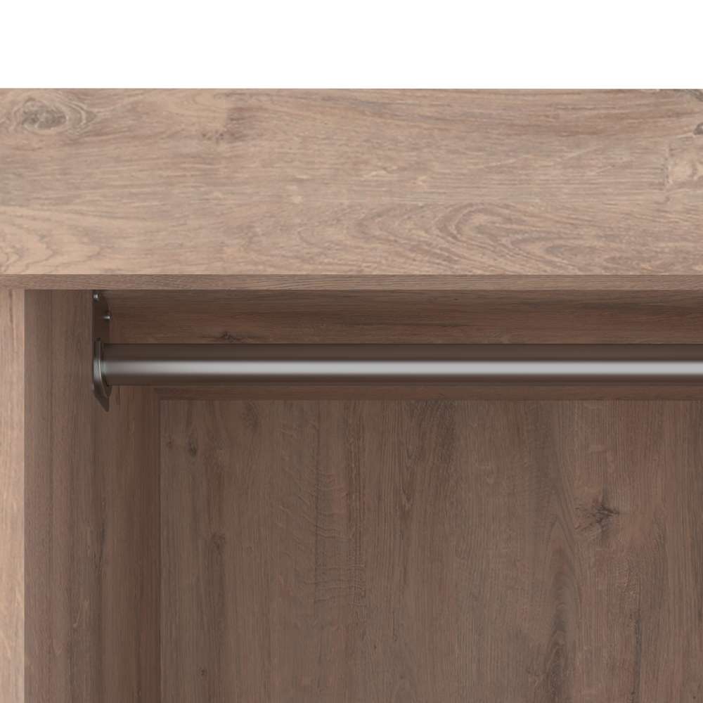 Bestar - Pur 72W Closet Organizer with Drawers in Rustic Brown - 26856-000009 veiw 6