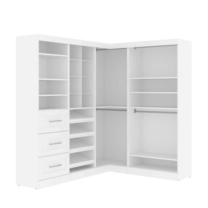 Bestar - Pur 83W Walk-In Closet Organizer in White - 26854-17 veiw 1