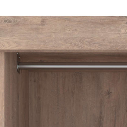 Bestar - Pur 86in Closet Organizer with Storage Cubbies in Rustic Brown - 26853-000009 veiw 9