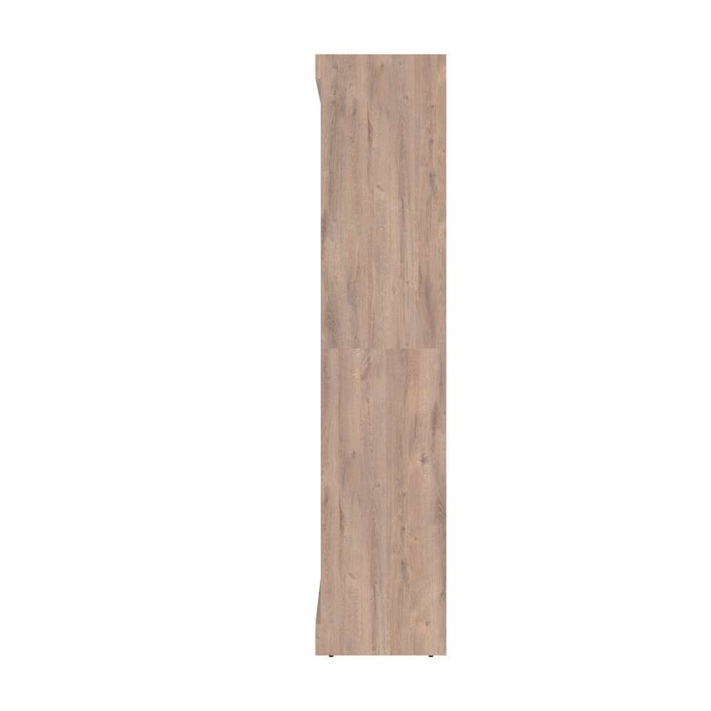 Bestar - Pur Full Murphy Bed with 2 Storage Units (109W) in Rustic Brown - 26893-000009 veiw 4