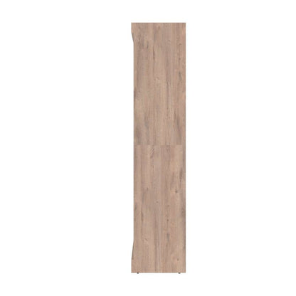 Bestar - Pur Full Murphy Bed with 2 Storage Units (109W) in Rustic Brown - 26893-000009 veiw 4
