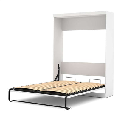 Bestar - Pur Queen Murphy Bed and 2 Storage Units with Drawers (126W) in White - 26879-17 veiw 5
