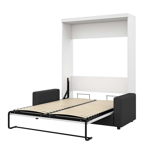 Bestar - Pur Queen Murphy Bed with Sofa (78W) in White - 26721-000017 veiw 2