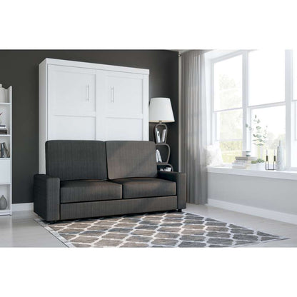 Bestar - Pur Queen Murphy Bed with Sofa (78W) in White - 26721-000017 veiw 3