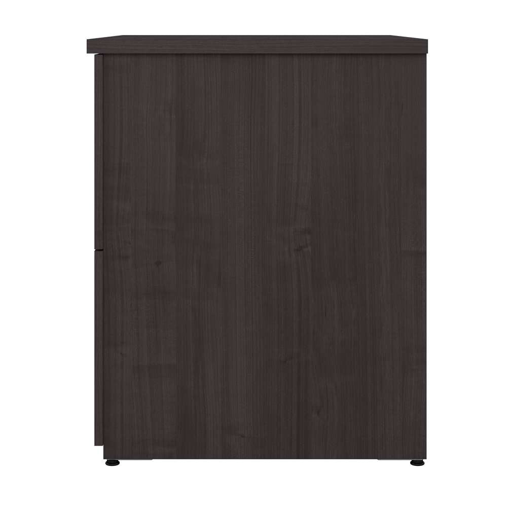 Bestar - Ridgeley 28W 2 Drawer Lateral File Cabinet in Charcoal Maple - 152600-000140 veiw 3