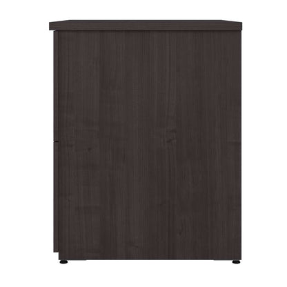 Bestar - Ridgeley 28W 2 Drawer Lateral File Cabinet in Charcoal Maple - 152600-000140 veiw 3