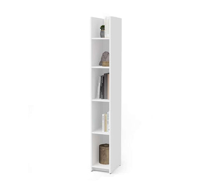 Bestar - Small Space 10 Narrow Shelving Unit in White - 16702-1117 veiw 1