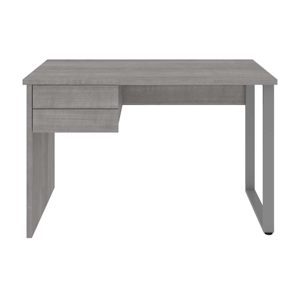 Bestar - Solay 48W Small Table Desk with U-Shaped Metal Leg in Platinum Gray - 29400-000071 veiw 3