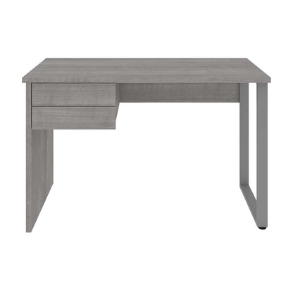 Bestar - Solay 48W Small Table Desk with U-Shaped Metal Leg in Platinum Gray - 29400-000071 veiw 3