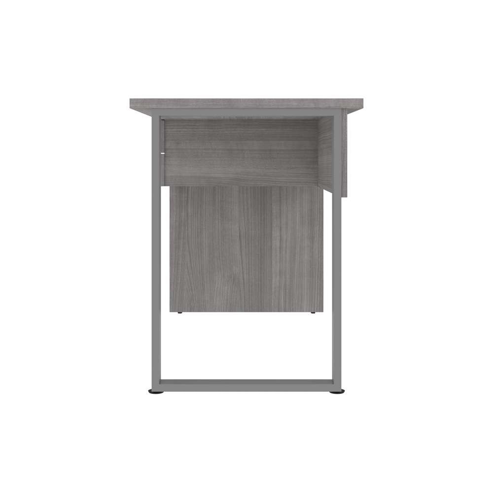 Bestar - Solay 48W Small Table Desk with U-Shaped Metal Leg in Platinum Gray - 29400-000071 veiw 4