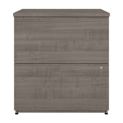 Bestar - Universel 28W Standard 2 Drawer Lateral File Cabinet in Silver Maple - 165600-000142 veiw 2