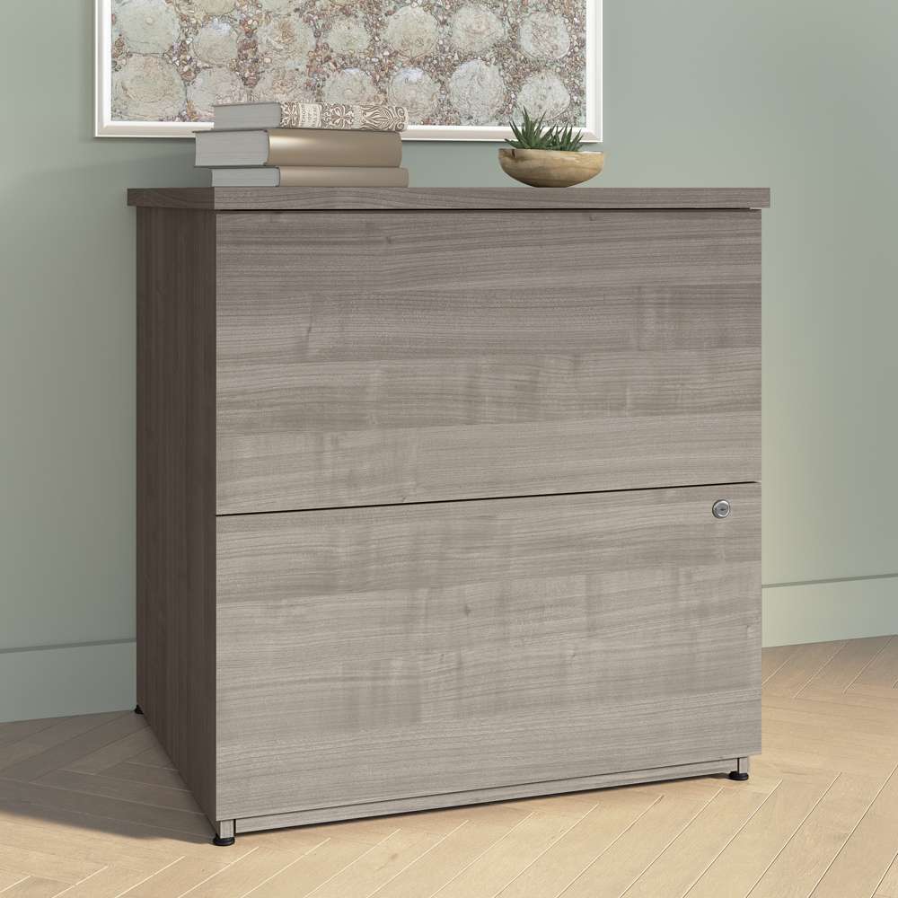 Bestar - Universel 28W Standard 2 Drawer Lateral File Cabinet in Silver Maple - 165600-000142 veiw 5