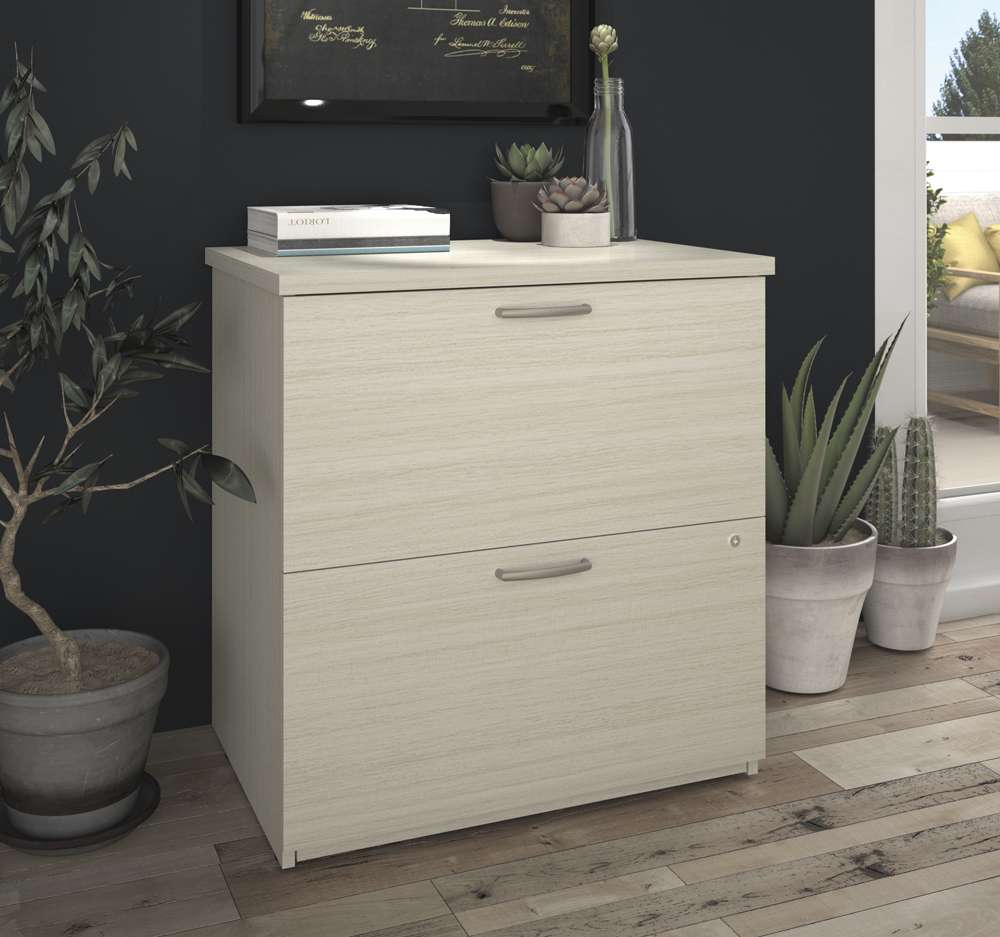 Bestar - Universel 29W Lateral File Cabinet in White Chocolate - 46630-1131 veiw 7