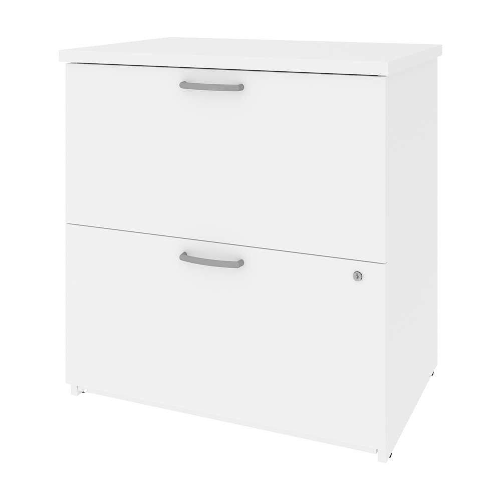 Bestar - Universel 29W Lateral File Cabinet in White - 46630-1117 veiw 1
