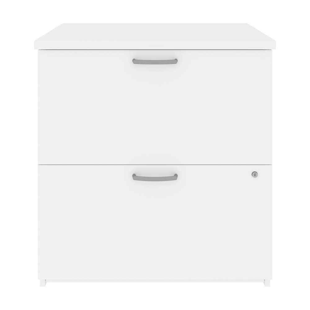 Bestar - Universel 29W Lateral File Cabinet in White - 46630-1117 veiw 3