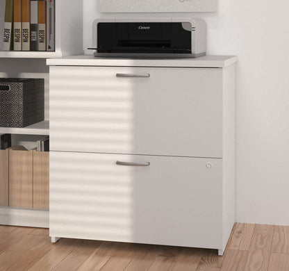 Bestar - Universel 29W Lateral File Cabinet in White - 46630-1117 veiw 7