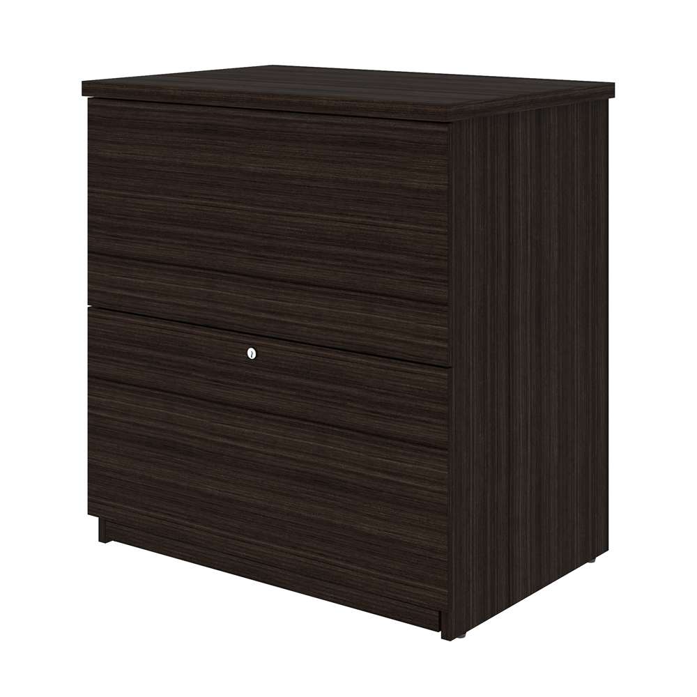 Bestar - Universel 29W Standard Lateral File Cabinet in Dark Chocolate - 65635-2179 veiw 1