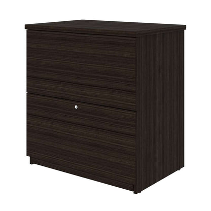 Bestar - Universel 29W Standard Lateral File Cabinet in Dark Chocolate - 65635-2179 veiw 1