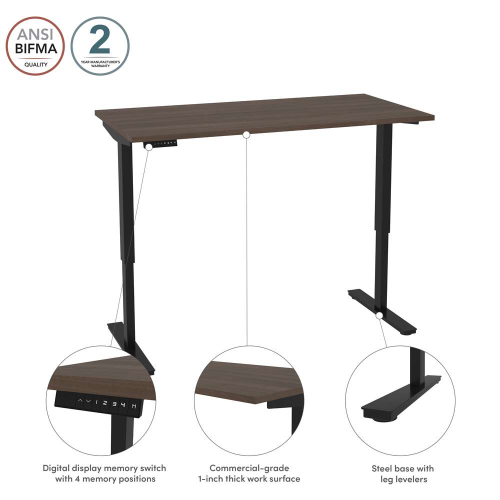Bestar - Universel 30in X 60in Standing Desk in Antigua - 65867-52 veiw 9