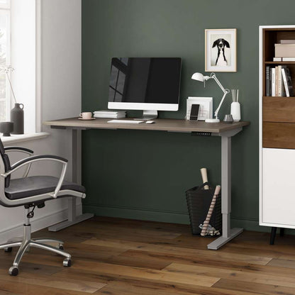 Bestar - Universel 30in X 60in Standing Desk in Bark Grey - 65839-47 veiw 6