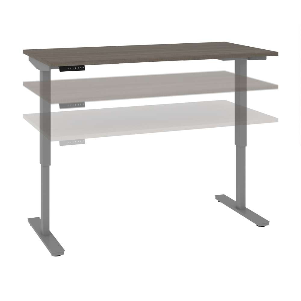 Bestar - Universel 30in X 60in Standing Desk in Bark Grey - 65839-47 veiw 7
