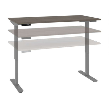 Bestar - Universel 30in X 60in Standing Desk in Bark Grey - 65839-47 veiw 7