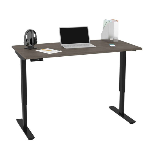 Bestar - Universel 30in X 60in Standing Desk in Bark Grey - 65867-47 veiw 2