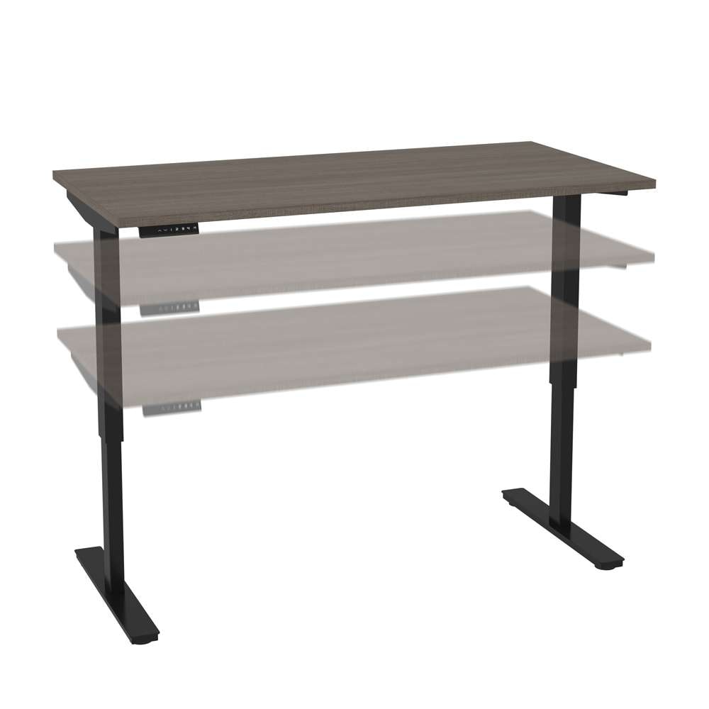 Bestar - Universel 30in X 60in Standing Desk in Bark Grey - 65867-47 veiw 7