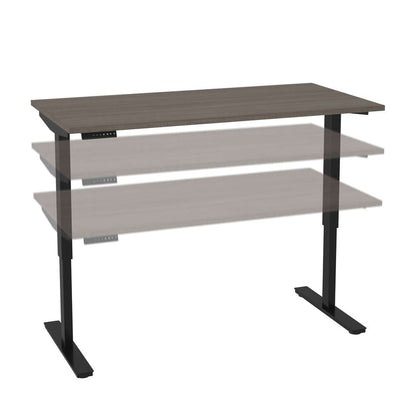Bestar - Universel 30in X 60in Standing Desk in Bark Grey - 65867-47 veiw 7