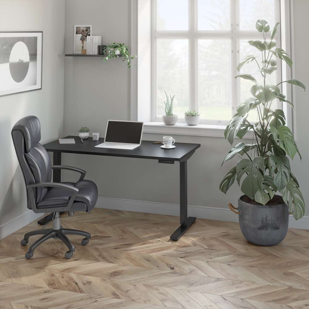 Bestar - Universel 30in X 60in Standing Desk in Black - 65867-18 veiw 6