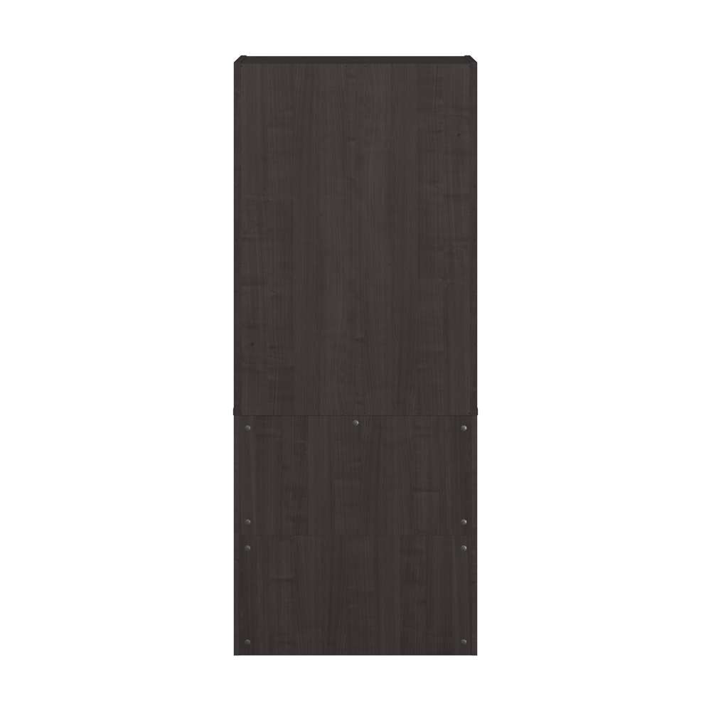 Bestar - Universel 30W Standard 5 Shelf Bookcase in Charcoal Maple - 165700-000140 veiw 4