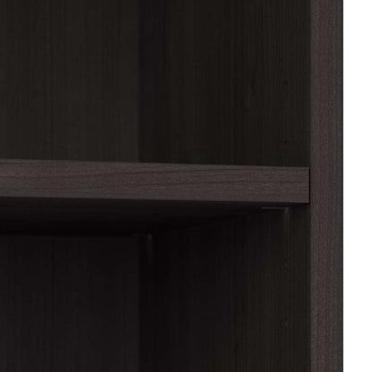 Bestar - Universel 30W Standard 5 Shelf Bookcase in Charcoal Maple - 165700-000140 veiw 11