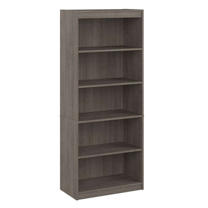 Bestar - Universel 30W Standard 5 Shelf Bookcase in Silver Maple - 165700-000142 veiw 1