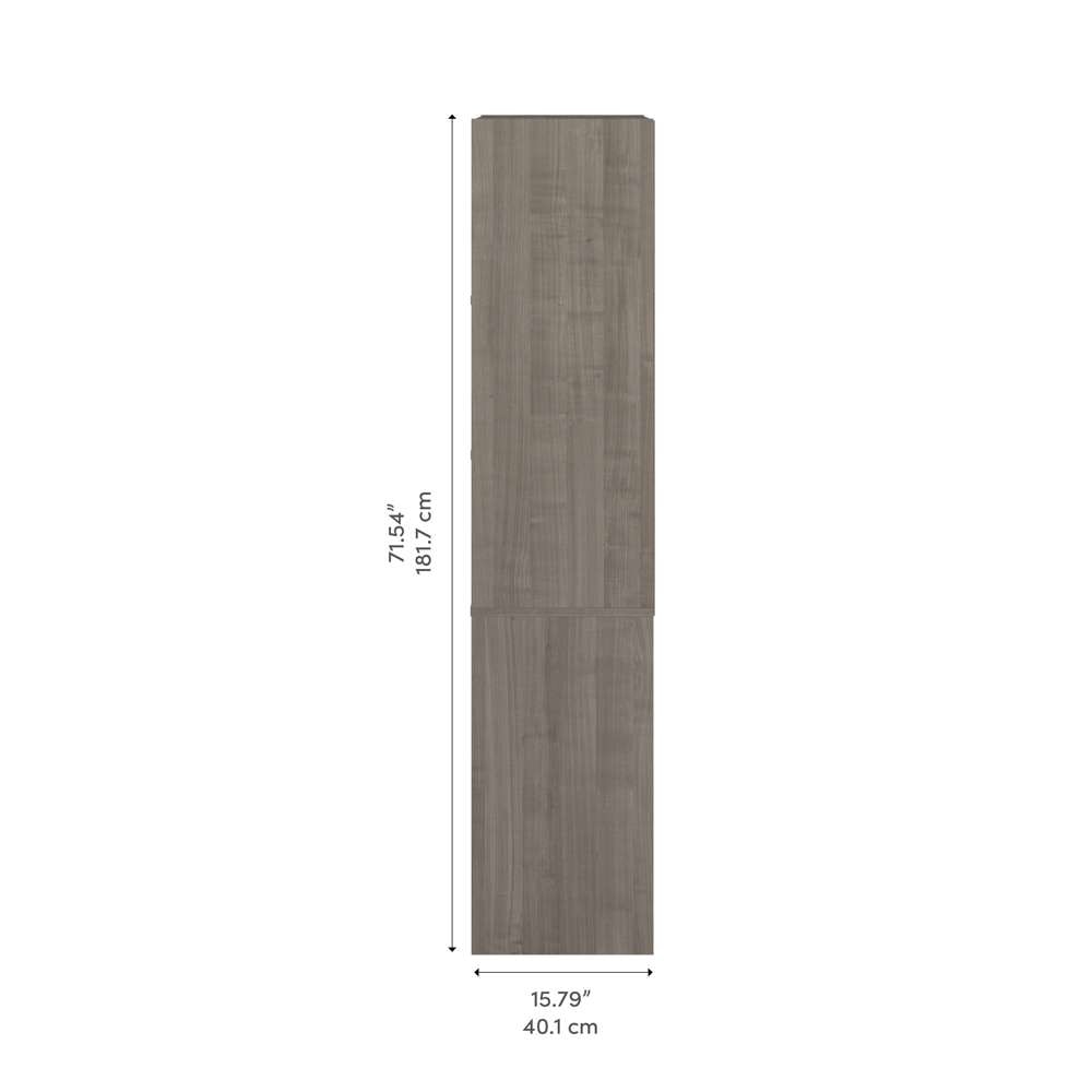 Bestar - Universel 30W Standard 5 Shelf Bookcase in Silver Maple - 165700-000142 veiw 9