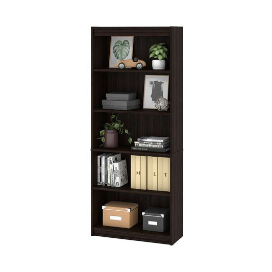 Bestar - Universel 30W Standard Bookcase in Dark Chocolate - 65715-000079 view 2