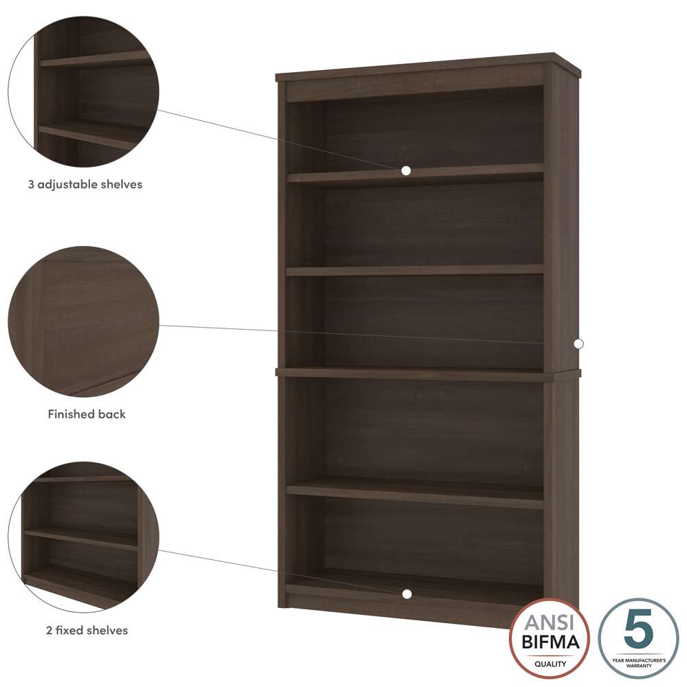 Bestar - Universel 36W Bookcase in Antigua - 44700-52 veiw 9