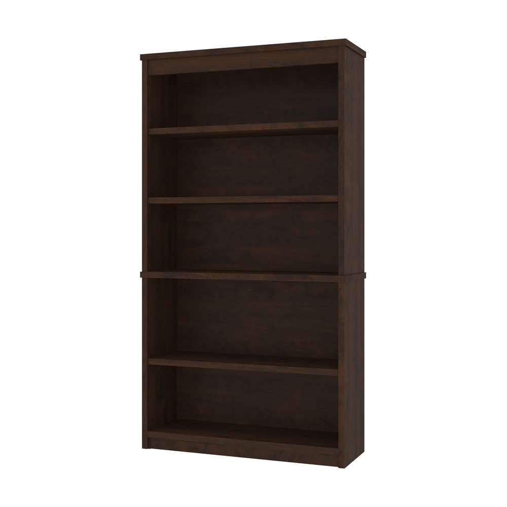 Bestar - Universel 36W Bookcase in Chocolate - 44700-69 veiw 1