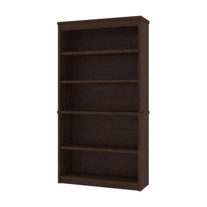 Bestar - Universel 36W Bookcase in Chocolate - 44700-69 veiw 1